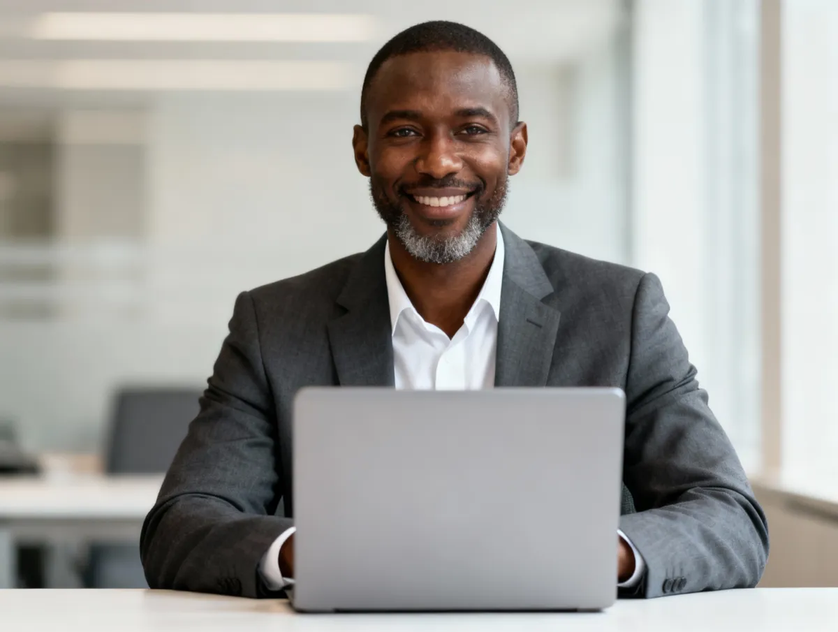 Pedro Santos elaborando relatório